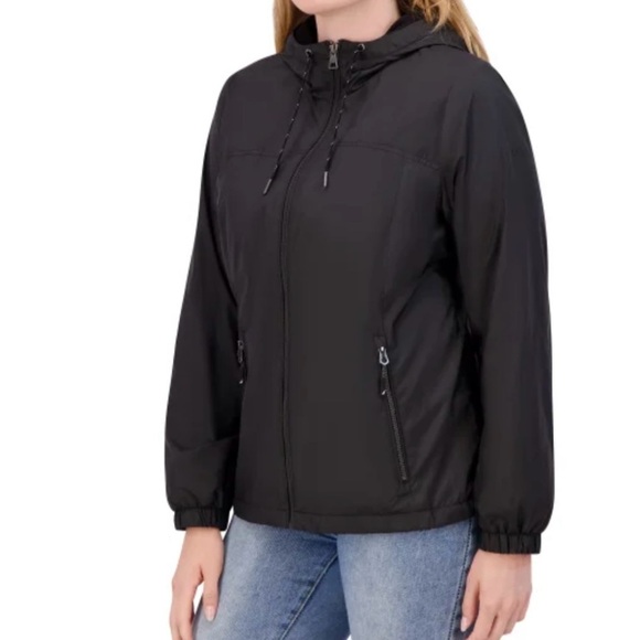 NAUTICA Women's Black Hooded Jacket - Picture 3 of 3
